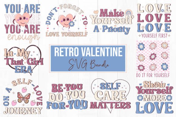 Retro Self Love Quote SVG Bundle Review