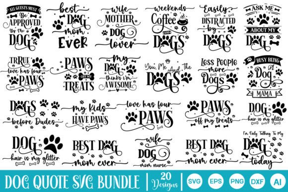Review: Dog Quote SVG Bundle for Embroidery